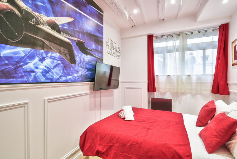 Bedroom 3, Urban Flat 74 - Disneyland in Paris Apartment, Paris