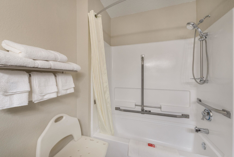 Bathroom 4, Econo Lodge, Brown