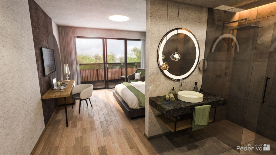 Bathroom 5, Appius Design Suites, Bolzano