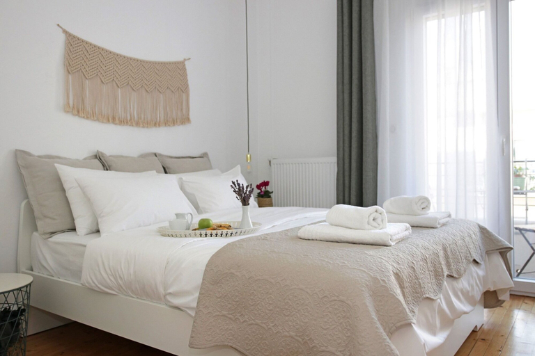 Bedroom 2, Lena's Central Relaxed Eco Apartment, Central Macedonia