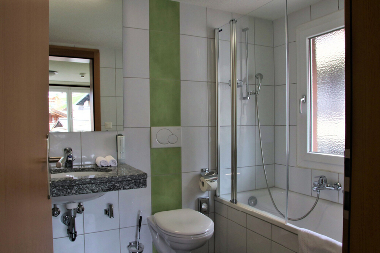 Bathroom 4, Hotel Les Amis, Visp