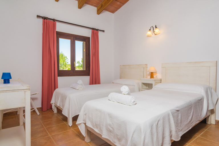 Bedroom 3, S'estret - Villa With Private Pool. Free Wifi, Baleares