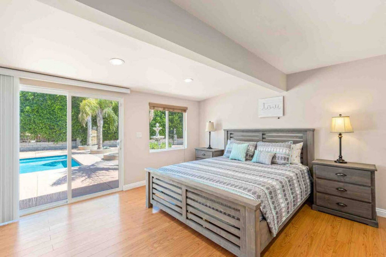 Bedroom 5, 6BR Palm Springs Pool Home by ELVR -3097, Riverside