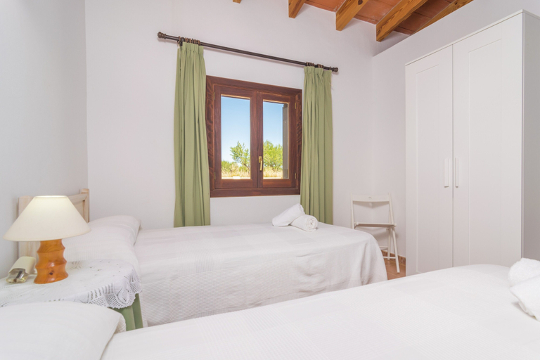 Bedroom 4, S'estret - Villa With Private Pool. Free Wifi, Baleares
