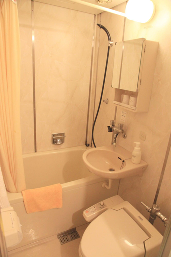 Bathroom 4, Hotel New Kotobuki, Matsumoto