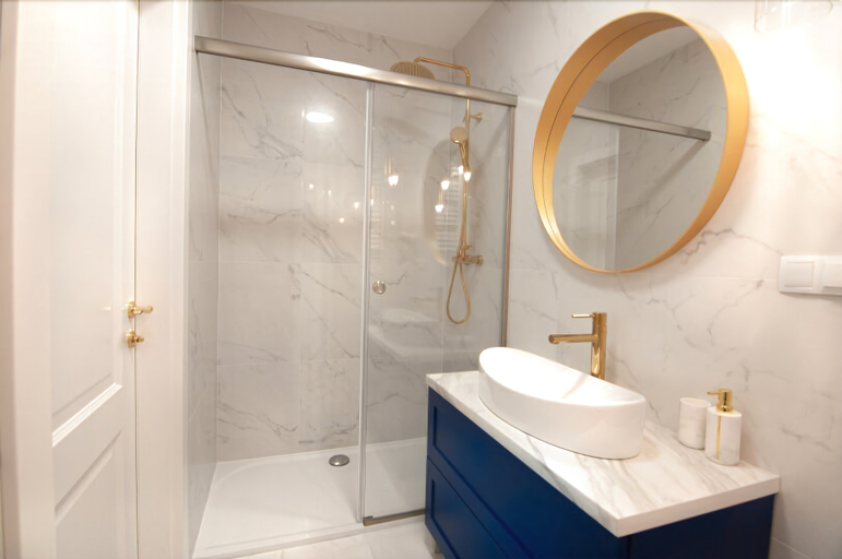 Bathroom 4, Apartament Sailor z widokiem na morze - Nadmorski Luksus, Kołobrzeg