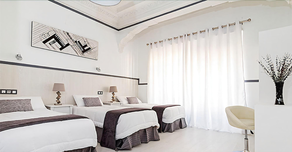 Bedroom 4, Hostal Gran Via 63 Rooms, Madrid