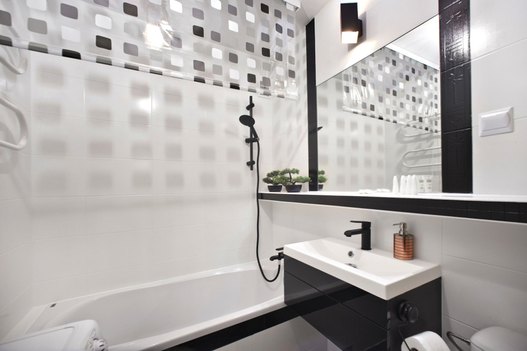 Bathroom 3, P&O Apartments HOZA Lux, Warsaw
