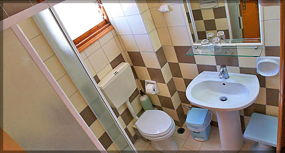 Bathroom 5, Sunlight Hotel, Crete