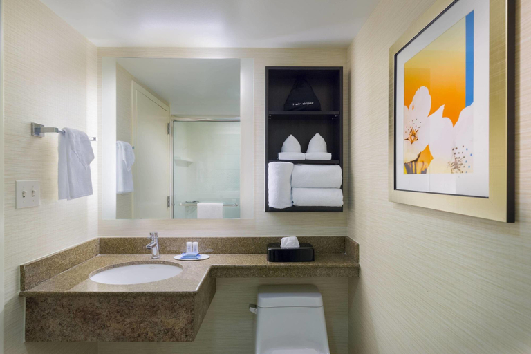 Bathroom 4, Fairfield Inn & Suites Paramus, Bergen