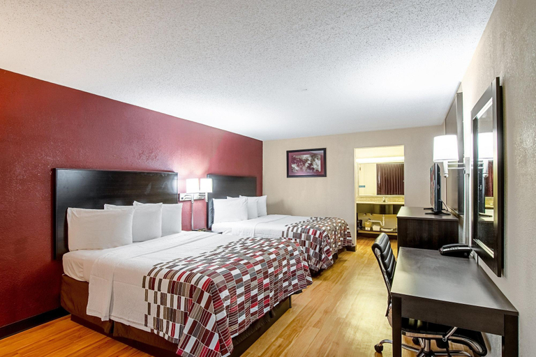 Bedroom 3, Red Roof Inn Battle Creek, Calhoun