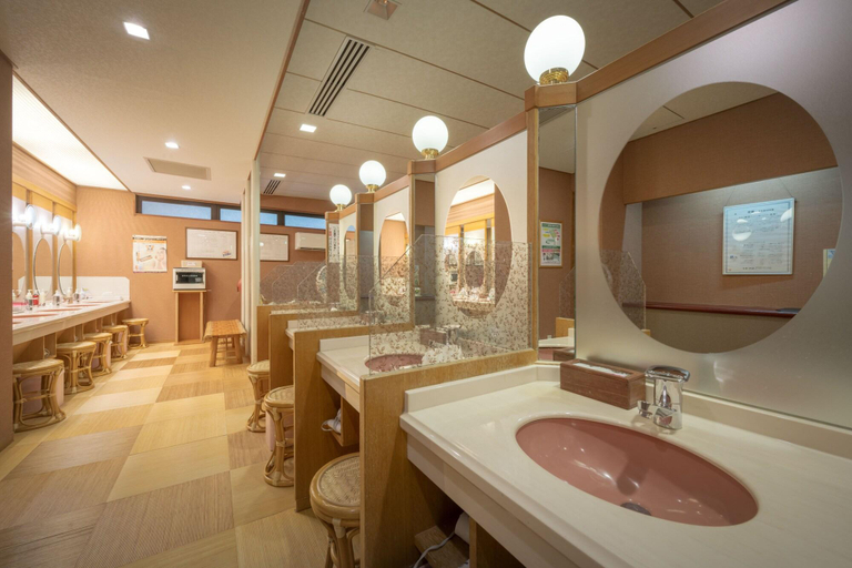 Bathroom 4, Oshu Akiu Onsen Rantei, Sendai