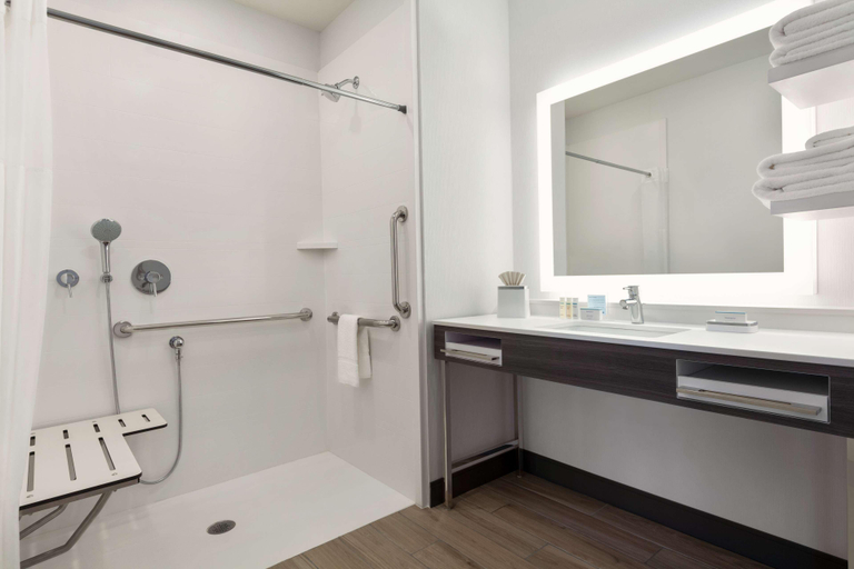 Bathroom 4, Hampton Inn Suites Snoqualmie, King