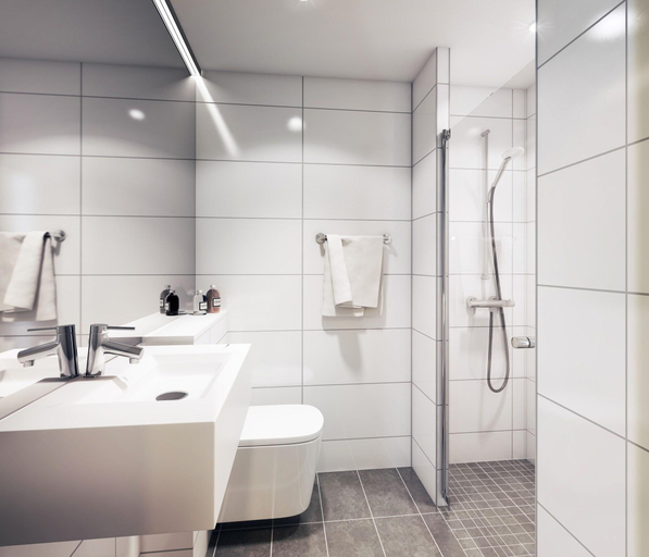 Bathroom 4, Thon Hotel Parken, Kristiansand