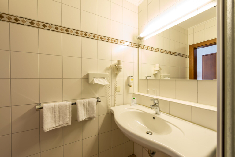 Bathroom, Alleehotel Europa, Bergstraße