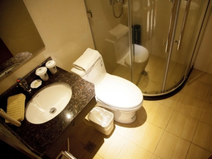 Bathroom 4, Greentree Inn Jiangsu Lianyungang Guanyun Wenzhou, Lianyungang
