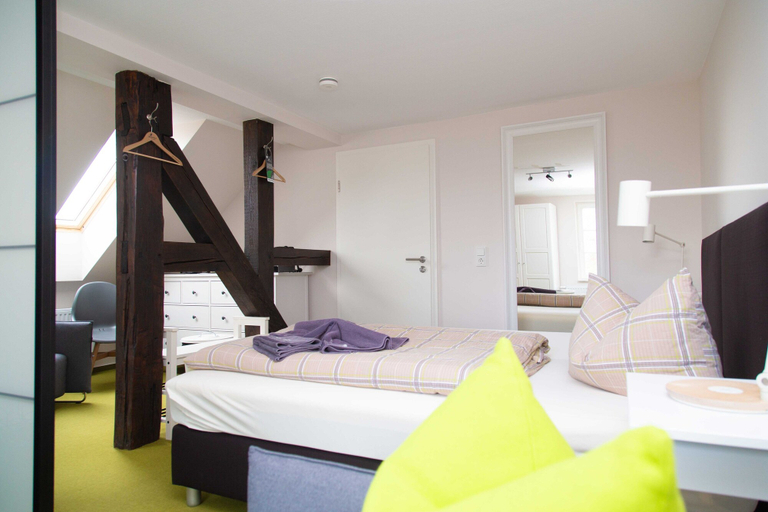 Bedroom 2, Biohotel Schönhagener Mühle, Prignitz