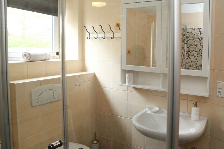 Bathroom 3, Biohotel Schönhagener Mühle, Prignitz