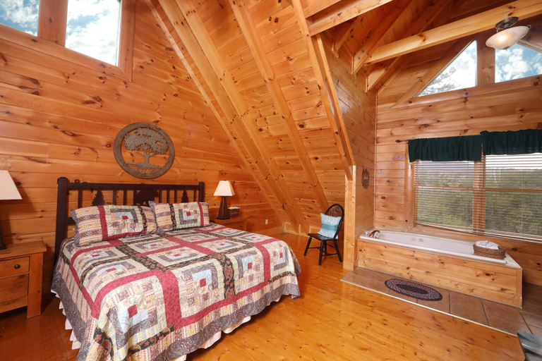 Bedroom 2, Echoes of Eden - Four Bedroom Cabin, Sevier