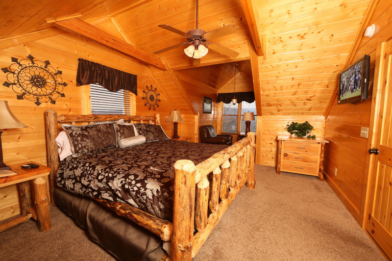 Bedroom 3, Wavyleaf Retreat - Four Bedroom Cabin, Sevier