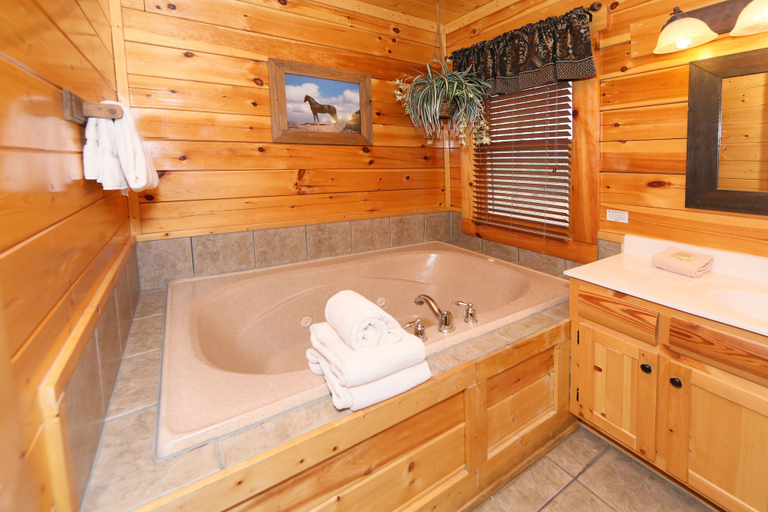 Bathroom 4, Rising Eagle Lodge - Eight Bedroom Cabin, Sevier