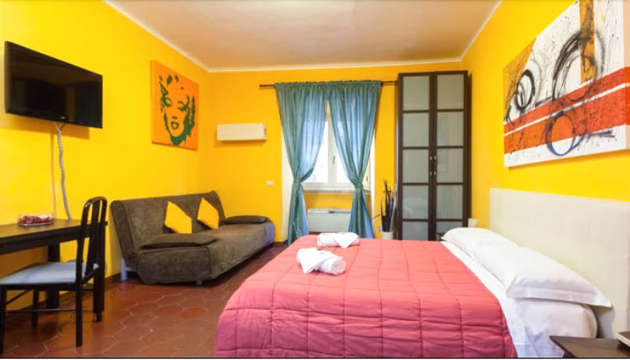 Bedroom 3, Almacromondo B&B, Rome