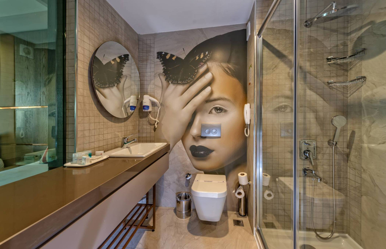Bathroom 5, Kirman Arycanda Deluxe Resort, Manavgat
