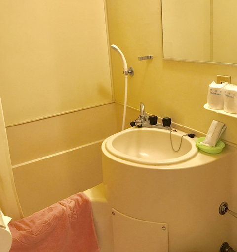 Bathroom, Takimoto Inn, Noboribetsu