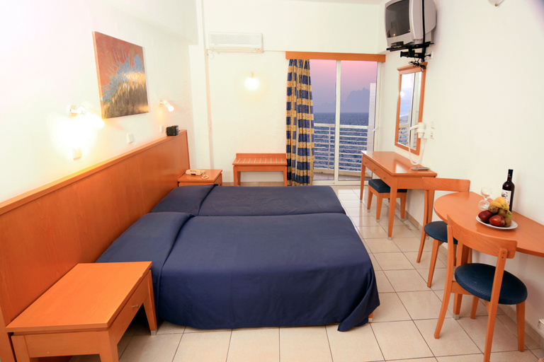 Bedroom 3, Europa Hotel rooms & Studios, South Aegean
