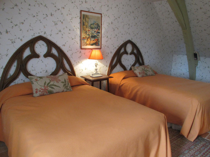 Bedroom 2, Chateau De Vauloge, Sarthe