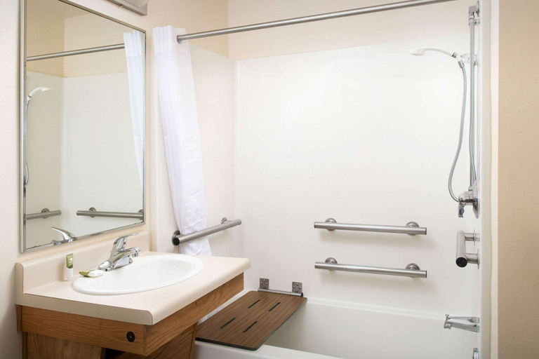 Bathroom 4, Woodspring Suites Pensacola Northwest, Escambia