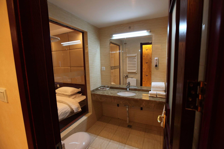 Bathroom, Lihao Hotel Airport Guo Zhan, Beijing