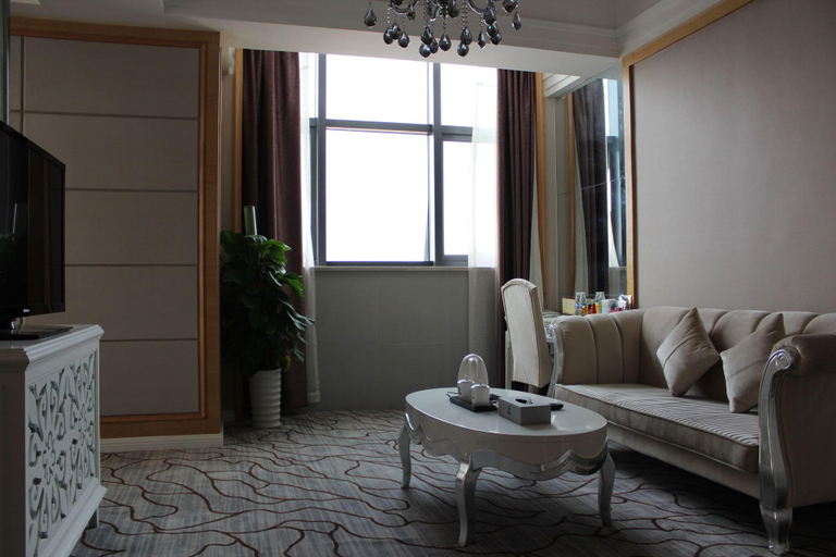 Bedroom, Junfu Hotel, Guangzhou