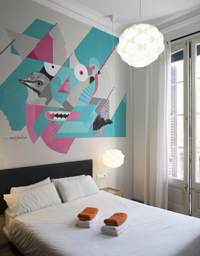 Bedroom 4, Zoo Rooms Boutique Guesthouse, Barcelona