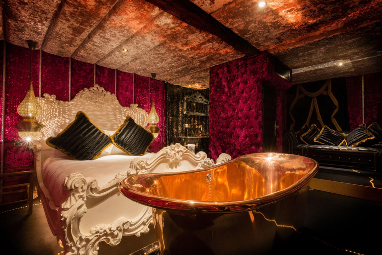 Bedroom 4, Crazy Bear Hotel Beaconsfield, Buckinghamshire