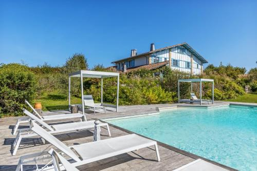Villa de 5 chambres avec piscine privee jardin clos et wifi a Arcangues a 9 km de la plage, Pyrénées-Atlantiques
