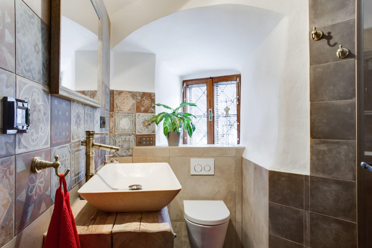 Bathroom 4, Pension in the Tower, Český Krumlov