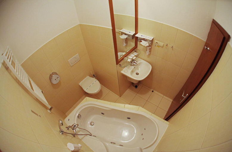Bathroom 5, Penzion Wellness&Restaurant Zoborska, free parking, Nitra