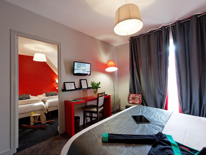 Bedroom 3, Hôtel La Résidence, Finistère