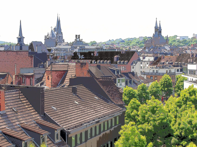 Exterior & Views 1, Domapartments Aachen City, Städteregion Aachen