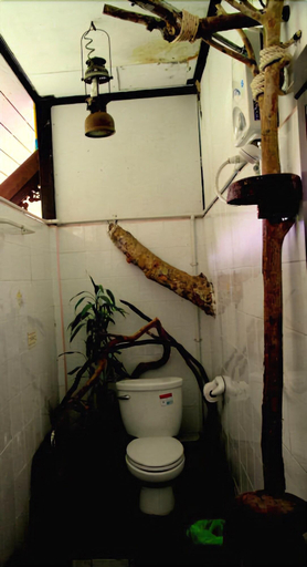 Bathroom 4, Khaosok Treehouse Resort, Phanom