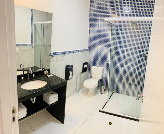 Bathroom 4, Riellis Center Hotel, Botucatu