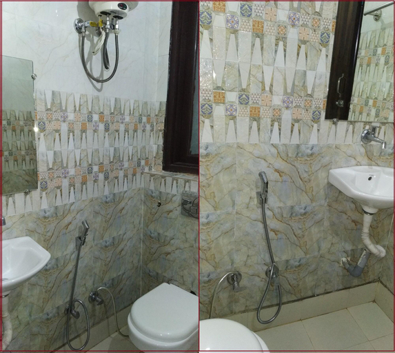 Bathroom, Hotel Jhanvi Palace, Delhi