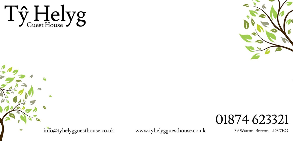 Exterior & Views 5, Ty Helyg Guest House, Powys