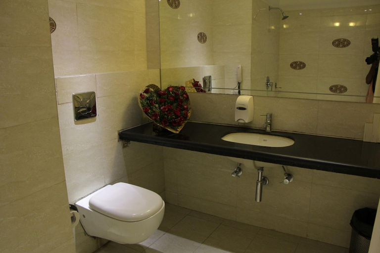 Bathroom, Hotel Mangal City, Indore