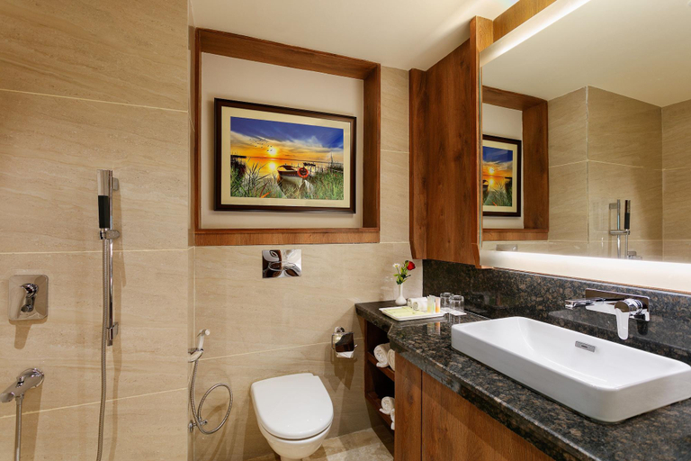 Bathroom 5, ALOKIK RESORT-pure veg, Kullu