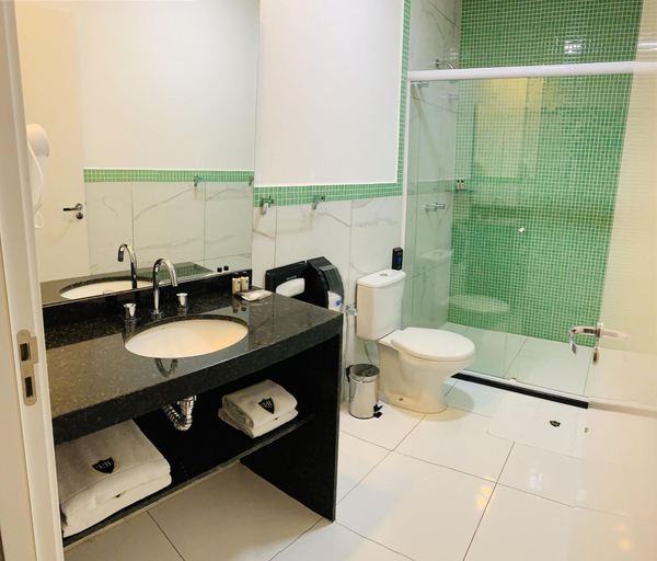 Bathroom 4, Riellis Center Hotel, Botucatu