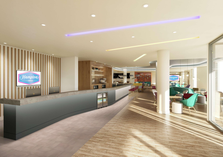 Public Area 2, Hampton by Hilton Manchester City, Northern Quarter, Manchester