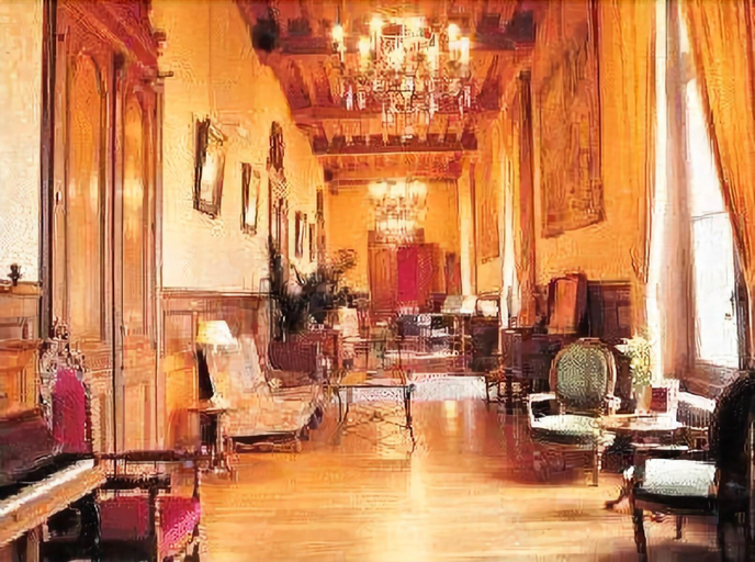 Public Area, Château de la Tremblaye, Maine-et-Loire
