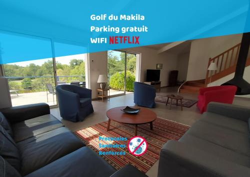 Villa Txiki au cœur du Golf du Makila, Pyrénées-Atlantiques